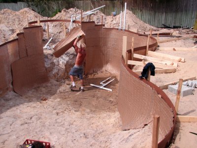 pool - construction