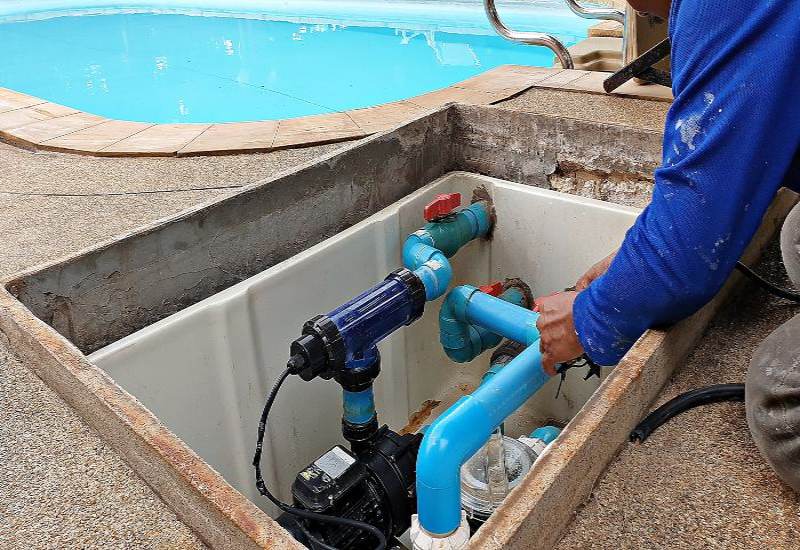 Saltwater Pool System in Springfield, VA