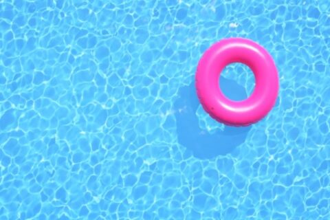 Floatie in Pool
