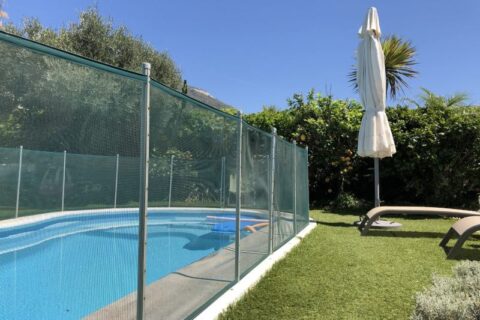 Swimming Pool with safety fence