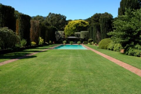 Swimming Pool in Formal Garden