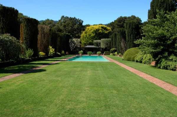 Swimming Pool in Formal Garden