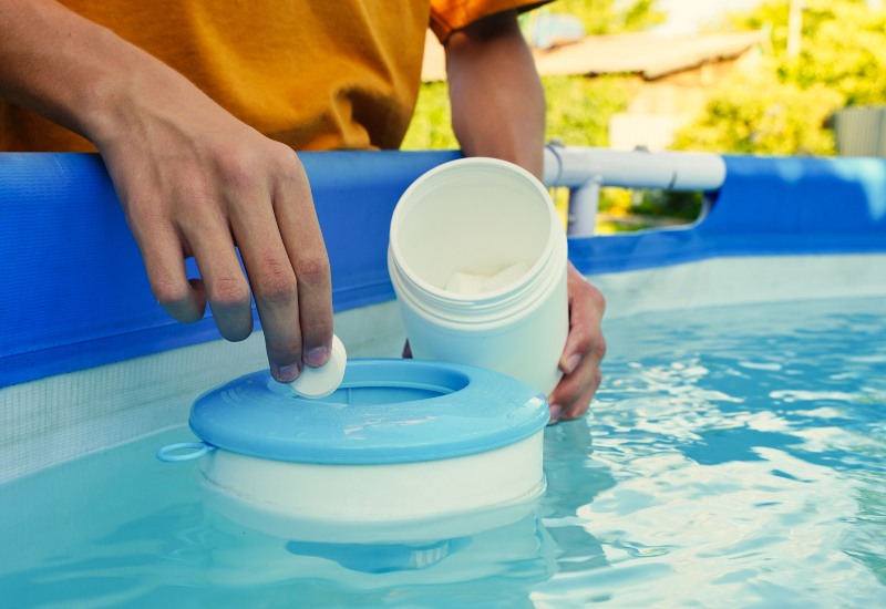 Millennium Pools & Spas Expert Showcasing Pool Chlorine Sensitivity in Virginia & Maryland