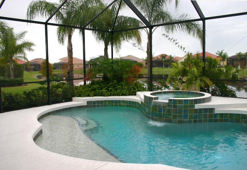 Residential Pool with Spa Additions in Virginia & Maryland